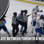 Tempers flare in final minute of Maple Leafs’ win vs. Jets | NHL on ESPN