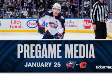 Zach Werenski speaks ahead of his return to the ice! | Pregame Media (01/25/24)