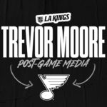Forward Trevor Moore | 01.28.24 LA Kings lose to St Louis Blues | Postgame Media