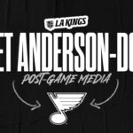 Forward Jaret Anderson-Dolan | 01.28.24 LA Kings lose to St Louis Blues | Postgame Media