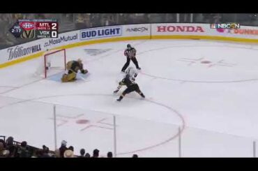 Paul Byron SCORES on Fleury| Vegas vs. Montreal |