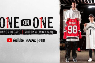 Connor Bedard & Victor Wembanyama One on One | @NHL @NBA Collaboration
