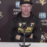 Jeff Carter scores four goals for Pittsburgh Penguins, interview afterward 5.6.21
