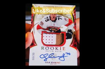 Cole Schwindt Rookie Patch Auto!! Florida Panthers #sportscards #nhl