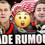 Detroit Red Wings TARGETING JAKOB CHYCHRUN & FRANK VATRANO? Senators, Ducks Trade Rumours