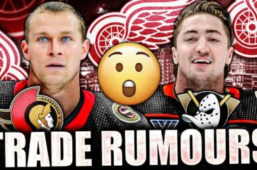 Detroit Red Wings TARGETING JAKOB CHYCHRUN & FRANK VATRANO? Senators, Ducks Trade Rumours