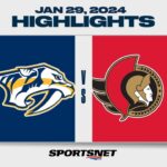 NHL Highlights | Predators vs. Senators - January 29, 2024