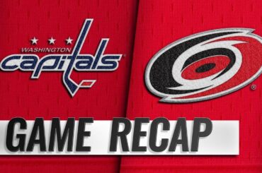 Slavin, Staal power Hurricanes past Capitals, 5-1