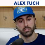 "He's Been Unbelievable For Us" | Buffalo Sabres Forward Alex Tuch On Mittelstadt, Win Over Sharks