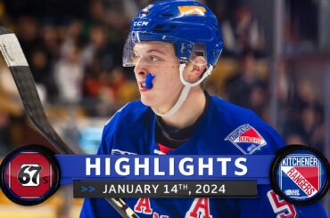 Game Highlights | 67s vs. Rangers - Jan. 14th, 2024