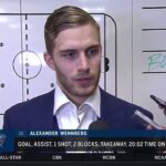 Alexander Wennberg says victory was 'step in the right direction' l BLUE JACKETS-COYOTES POSTGAME