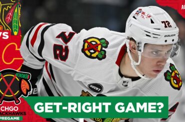 Alex Vlasic & the Chicago Blackhawks Look for Spark vs Flames | CHGO Blackhawks Pregame