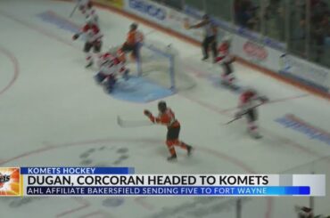 Komets add Dugan, Corcoran to training camp roster