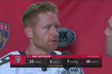 Mike Matheson -- Florida Panthers at Arizona Coyotes 12/19/2017