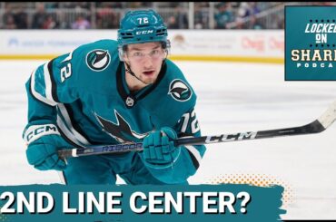 William Eklund Claims His Spot At Center For The San Jose Sharks In Their 2-0 Win Over The Kraken
