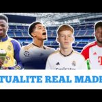 Actualite Real Madrid, Vinicius Jr, Jude Bellingham, Alphonso Davies, Jeremy de Leon