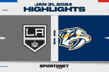 NHL Highlights | Kings vs. Predators - January 31, 2024