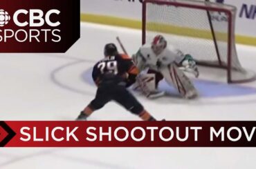 Marie-Philip Poulin's wonderful shootout goal leads Team Harvey's to victory | CBC Sports