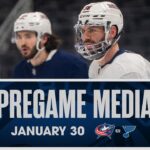 Boone Jenner and Pascal Vincent speak to media ahead of tonight's game. | Pregame Media (01/30/24)