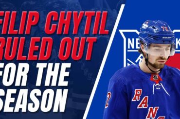 The Rangers OFFICALLY Rule Out Filip Chytil For The Remainder Of The Season! What Comes Next?