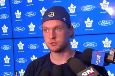 Maple Leafs Practice - Rasmus Sandin - September 30, 2019