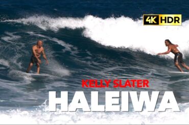 Surfing Haleʻiwa ft. Kelly Slater, Jack Johnson (Raw 4K60p HDR)
