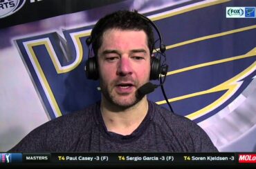 Brian Elliott after Blues' win over Chicago