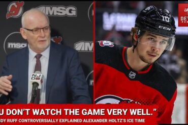 Alexander Holtz Was Benched Despite Scoring The Game-Tying Goal...Lindy Ruff's Controversial Answer