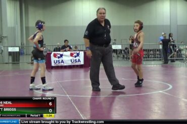 Schoolboy 90 Mekhi Neal Maryland Vs Rhett Briggs Kansas