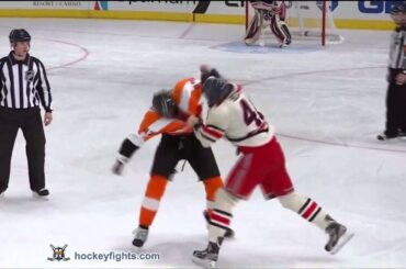 Wayne Simmonds vs Stu Bickel Feb 5, 2012