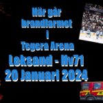 HÄR GÅR BRANDLARMET I TEGERA ARENA!!  | LEKSAND VS HV71 | 20 JANUARI 2024 |