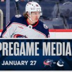 KENT JOHNSON RETURNS HOME to Vancouver for matchup with Canucks | Pregame Media (1/27/24)