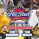 NHL All-Star Game Highlights | Team MacKinnon vs. Team McDavid