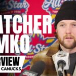Thatcher Demko talks Meeting Elias Lindholm After Flames/Canucks Trade & NHL All-Star Experience
