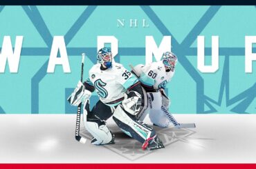 NHL Warmup: Seattle Kraken Joey Daccord & Chris Driedger