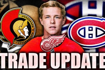 HABS & SENS BIDDING WAR FOR THIS RED WINGS PROSPECT? Jonatan Berggren, Montreal Canadiens News