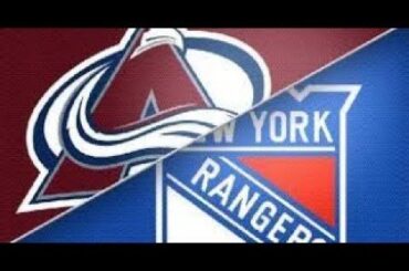 "Second Half Begins" Colorado Avalanche (32-14-3) vs. New York Rangers (30-16-3)  NHL P-B-P 2-5-24