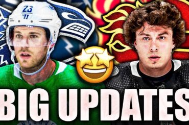 BIG UPDATES W/ ELIAS LINDHOLM & ANDREI KUZMENKO (Vancouver Canucks, Calgary Flames News Today 2024)