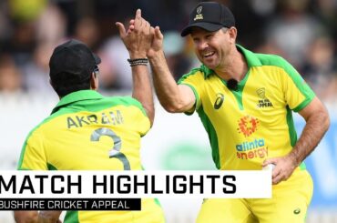 Cricket legends turn back the clock in Bushfire Bash charity match