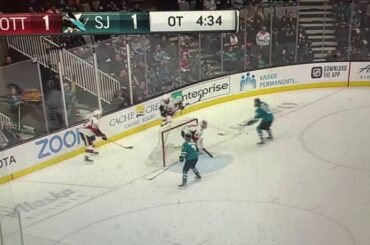 Dan Rusanowsky calls Chris Tierney’s overtime game winning goal against the San Jose Sharks
