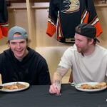 Ducks Troy Terry and Max Jones Try New Foods and Answer Hard-Hitting Questions