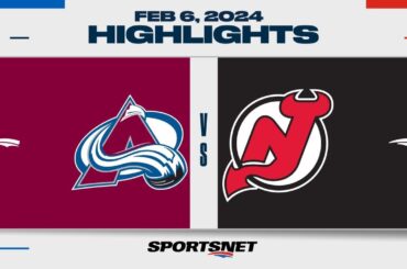 NHL Highlights | Avalanche vs. Devils - February 6, 2024