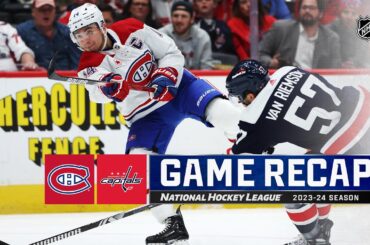 Canadiens @ Capitals 2/6 | NHL Highlights 2024