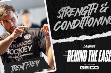 Working Out in the Gym with the LA Kings | GEICO Behind the Ease