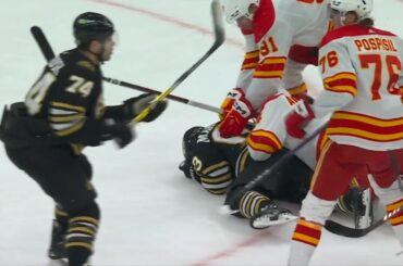 Martin Pospisil Game Misconduct against Brad Marchand