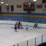 48 Gavin White nice save against Nobleking