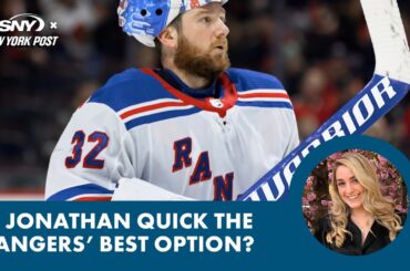 Should the Rangers start Jonathan Quick while figuring out their scoring struggles?