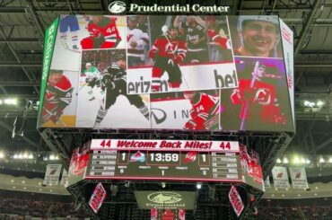 Miles Wood Returns To NJ In Arena Tribute Video & Reaction