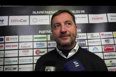 Tisková konference po utkání Mountfield HK vs. HC Sparta Praha 2:3sn