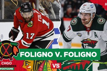 Nick Foligno & Chicago Blackhawks Fall Short in Battle of Foligno's | CHGO Blackhawks Postgame
